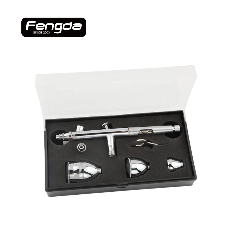 free shipping FENGDA BD 183 double action airbrush spray gun face body painting tattoo hand tools