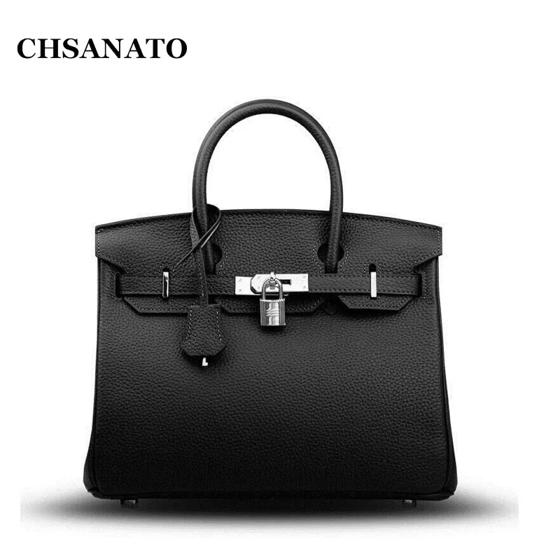 

CHSANATO Luxury Designer Handbag High Quality For Women Famous Brand Key Lock Handbag Leather Ladies ToteBolsa Feminina Sac