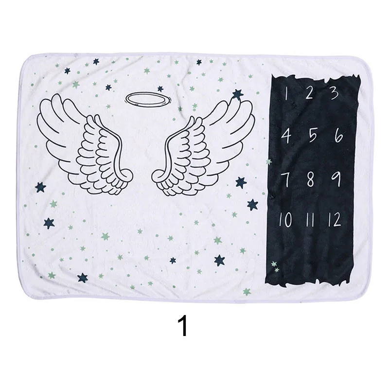 Детское одеяло для фотосъемки реквизит ежемесячный младенец веха Новорожденный