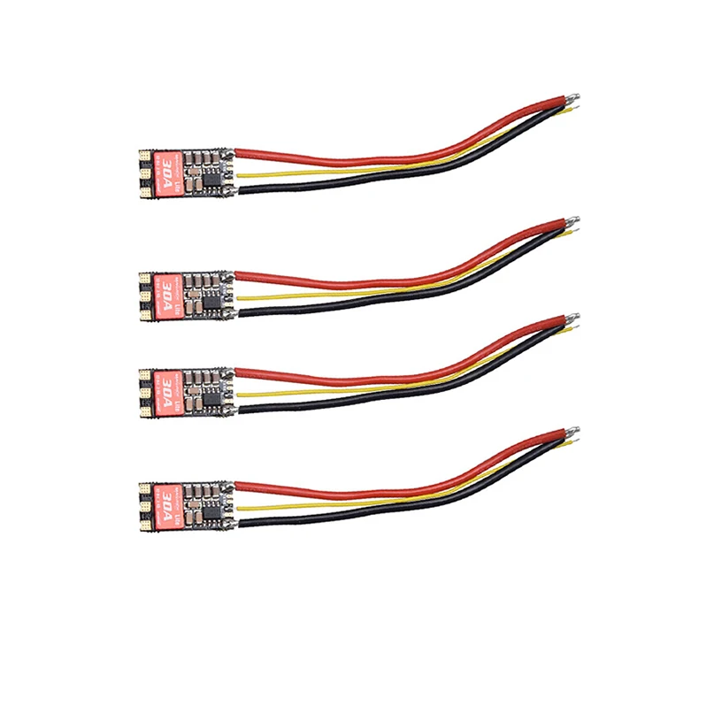 4 шт. джойстик Gemfan Maverick 30A 2 6S BLHeli 32 бит бесщеточный ESC контроллер скорости DSHOT1200