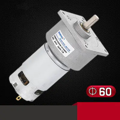 ZGB60FM-G DC 12V 24V 3 RPM-500 RPM 8mm вал Диаметр постоянного магнита мотор-редуктор