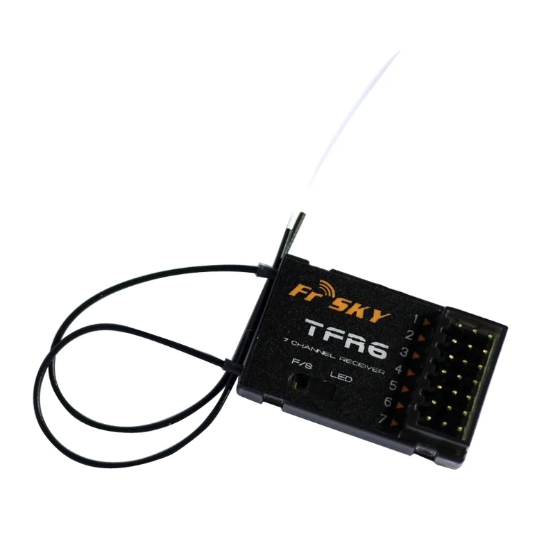 

FrSky TFR6 2.4GHz 7-channel Receiver for RC Hobby Compatible with FASST