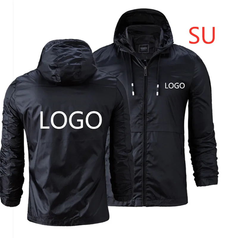 

SU Men's Hiking Jackets High Quality Waterproof Windproof For Mens Outdoor Clothing Hoodies Male Custom Pattern Sweatshirts Slim