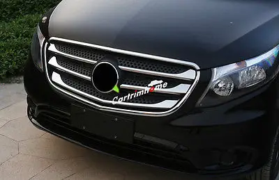 Центральная решетка решетки+ полоса крышка отделка 7 шт. для Mercedes-Benz Vito