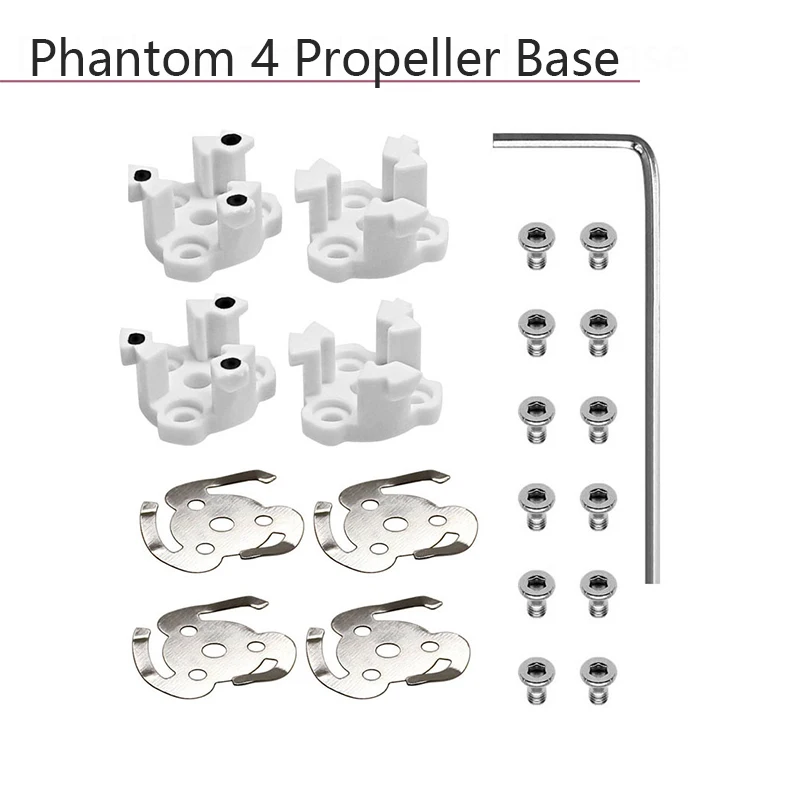 

4Pcs Propeller Base for DJI Phantom 4 Drone Motor Mount Plate Adapter Props Holder Quick Release Engine Replacement Parts