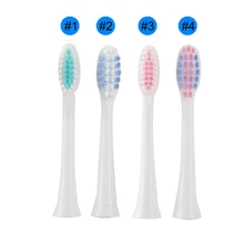 4pcs Lansung Replacement Pro Bright Fits Electric Toothbrush Head Oral Bristles Tooth Brush Head Oral Hygiene Toothbrushes Head
