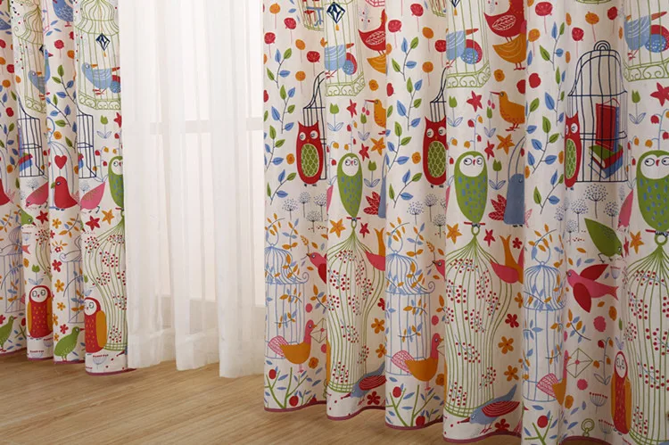 Cartoon Child Bedroom Curtain Fluid Partition Curtain