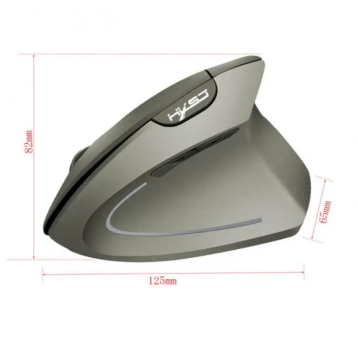 Wireless Optical 2.4G Mouse Ergonomics DPI Adjust Wrist Treatment Vertical Mouse for PC Notebook JFlyer