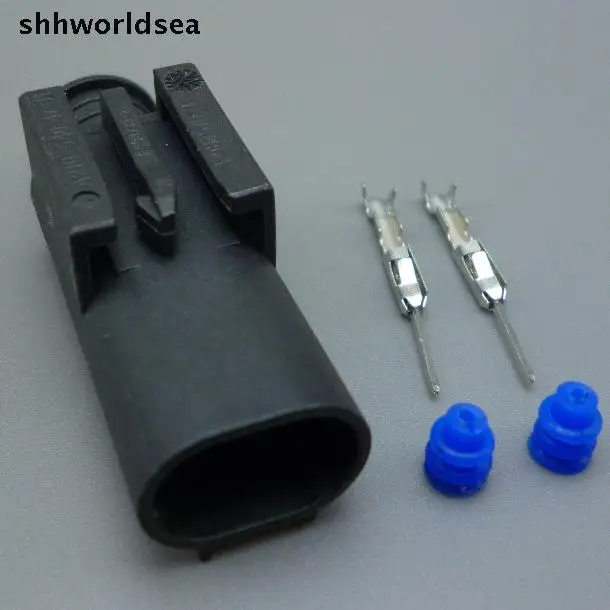 Buy shhworldsea 100Set 2Pin part Auto connector plug