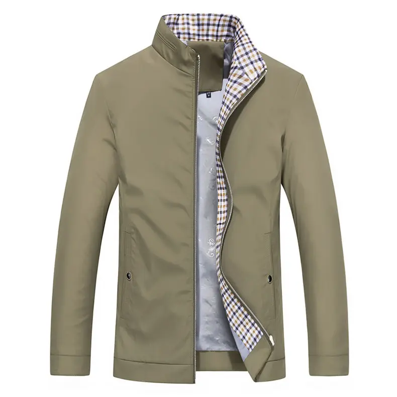 4XL Autumn Jacket Men Stand Collar Spring Business Male Jackets Coat Man jacket Plus Size Brands Shopping Week Clothing DropShip 03