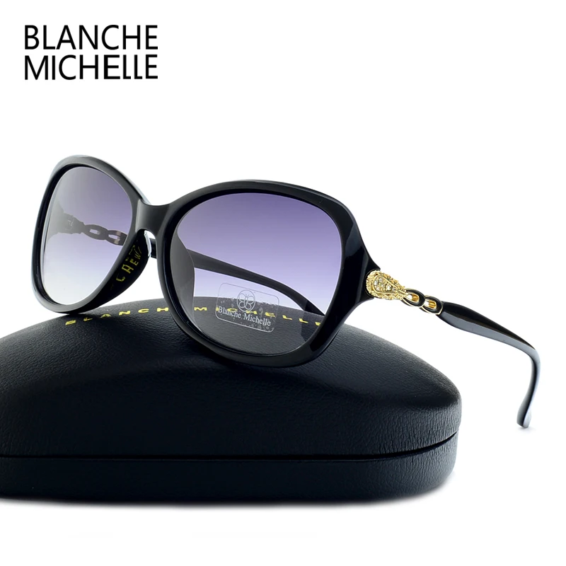 Blanche Michelle Luxury Butterfly Sunglasses Women Polarized UV400 Gradient Lens Sunglass Brand Designer Sun Glasses With Box