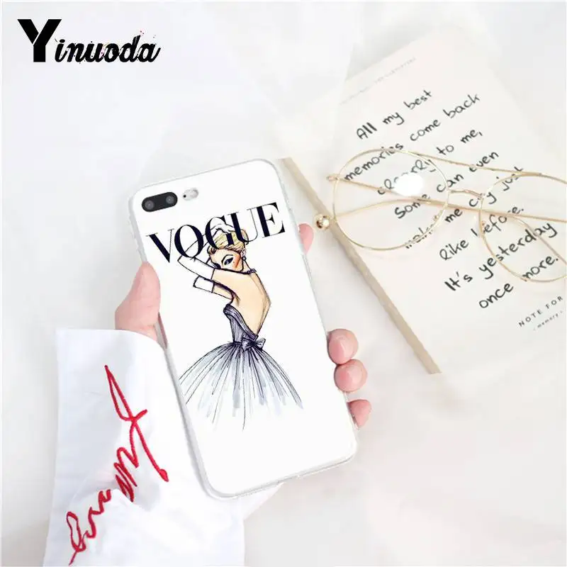 Yinuoda абсолютно больше проблем, чем Vogue DIY рисунок чехол для телефона для iPhone 8 7 6 6S Plus X XS MAX 5 5S SE XR 11 11pro 11promax