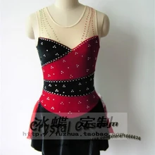 Взрослые Фигурное катание Платья для женщин Кристалл бренд Vogue Катание на коньках конкуренции платье для Обувь для девочек dr3285