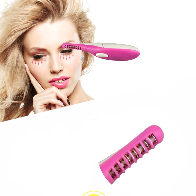 

Electronic Eyelash Curler Pen LED Beauty Heated Eyelashes Makeup Tools Women Long Lasting Eyes Cosmetics Eye Lash Curl Clip Tool