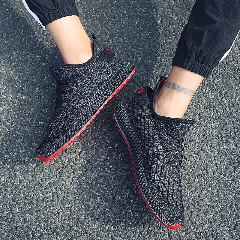 De Automne Chaussures Grey Red White Sneakers Dark Vulcaniser Hommes black Décontractées Mâle black Tendance UqSVGMzp