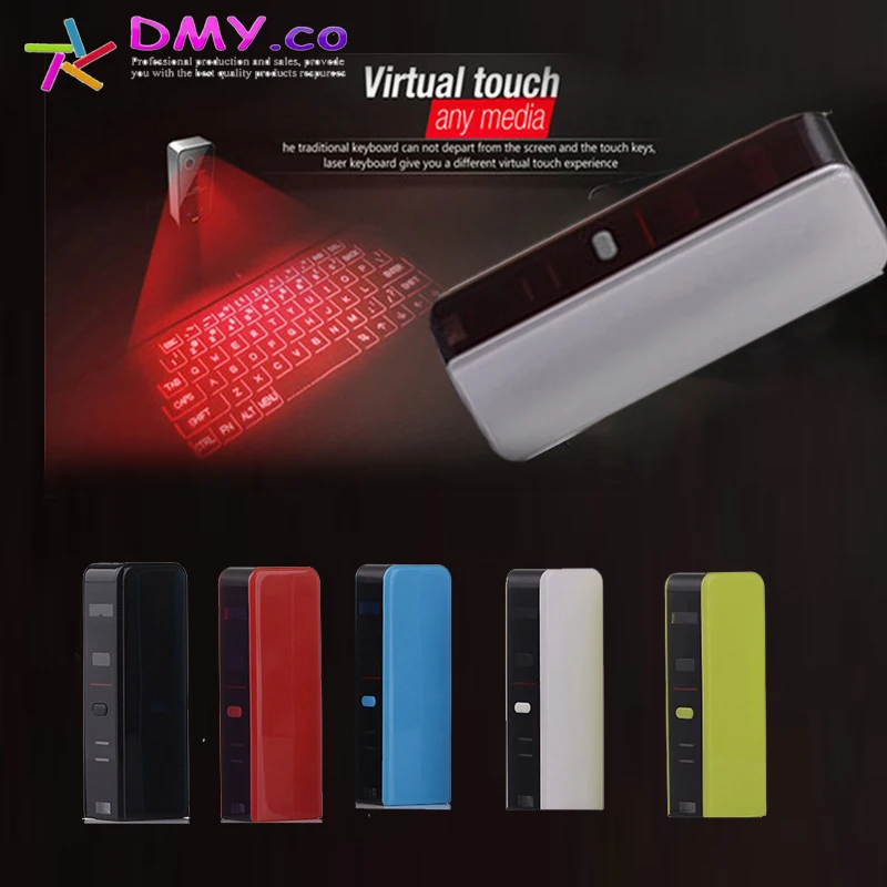 5pc/lot wholesale price Mini Virtual Projection Laser Keyboard Wireless Bluetooth USB laser