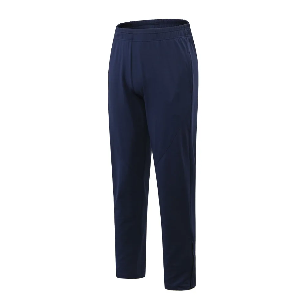 Men's loose-fitting trousers Adjustable zipper trousers at the cuffs Side pockets running training pants