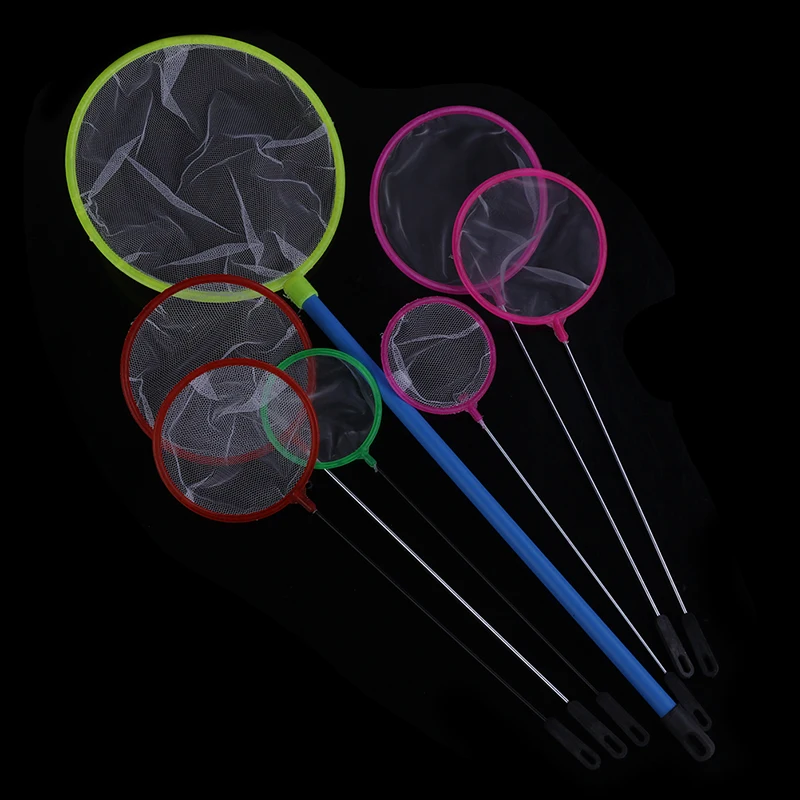 Ручка мини рыболовная сеть аквариумная рыбка инструмент для улова рыболовная сеть аквариумная Рыбная цистерна очиститель слишком круглые аксессуары случайный
