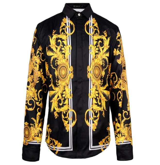 Black And Gold Mens Shirt | Is Shirt