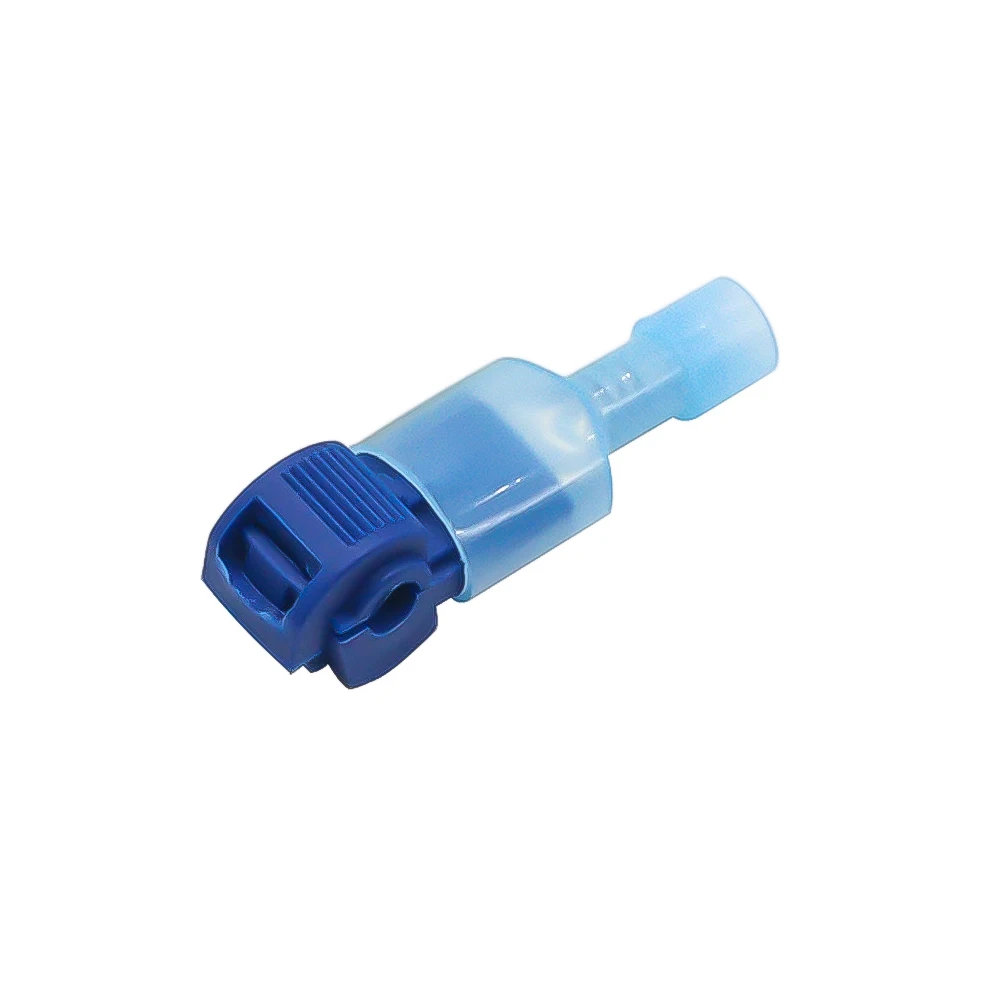 

10pcs/lot L1 Blue T Type Quick Splice Crimp Terminal Wire Convenient Connector For 1-2.5mm Line