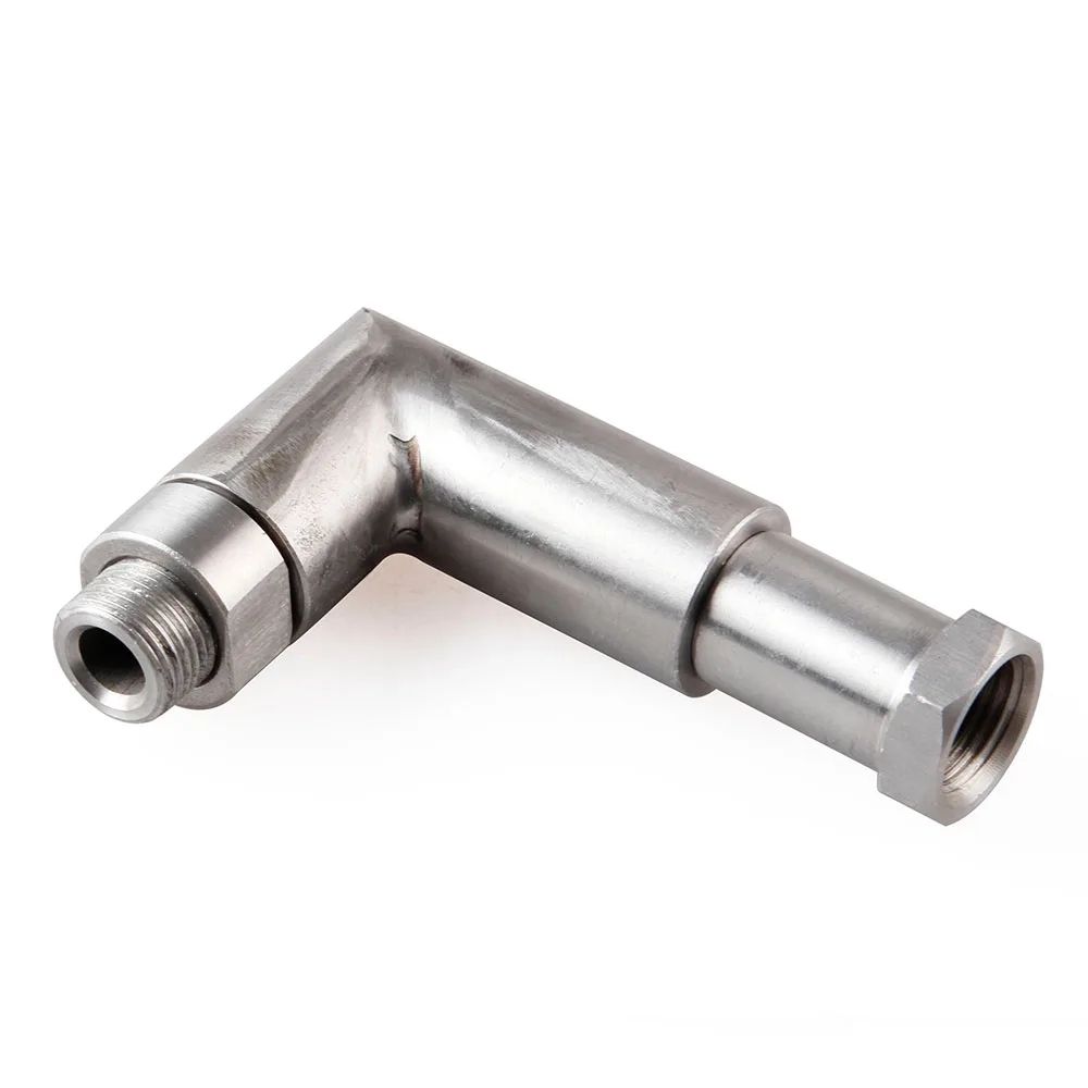 O2 oxygen sensor 90 degree 02 bung extension angled extender spacer