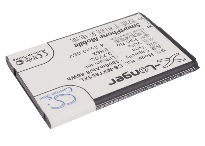 Аккумулятор Cameron Sino 1800 мАч BH6X SNN5880 SNN5880A для Motorola A954 Droid X2 MB860 MB870 ME722 XT865 Verizon Bionic 4G