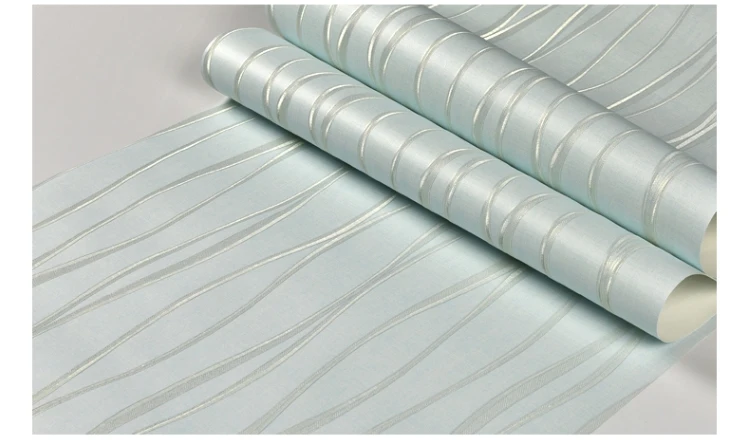Papel de Parede Sala de Estar Rolos de Papel de Parede Parede para o para o Quarto Moda Pink Bege Luz Azul Listrado 3d Moderna Não Tecido Texturizado Stripe Rolos de 20 de parede 3d sala estar moderna não