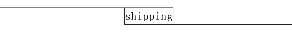 shipping .