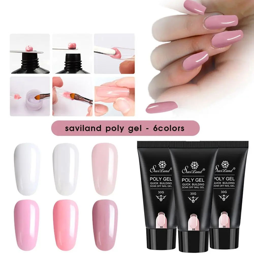 

6 Colors Gel Nail Polish 3D Fantasy Crystal Nail Gel Shiny Color Nail Glue Soak Off Gel Nail Varnish