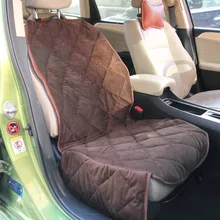 Роскошные чехлы на одно сиденье, водонепроницаемые, короткие, плюшевые, стеганые, тканевые, для салона автомобиля, аксессуары для путешествий, чехлы для сидений автомобиля, коврик для домашних животных, собак