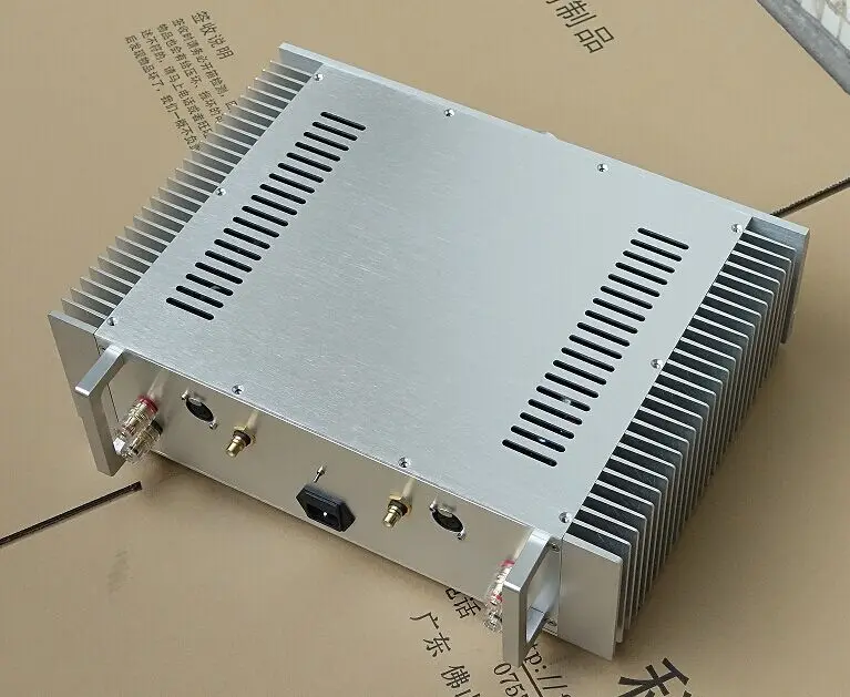 BZ4312A серебристый полностью алюминиевый 120 мм чехол для усилителя высоты DIY Power Amp