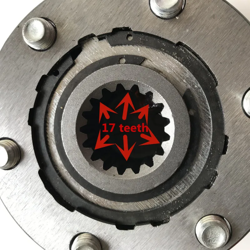front wheel clutch shaft locking hub 17 teeth for wingle3 wingle5 pickup haval H3 H5 SUV Isuzu pickup truck