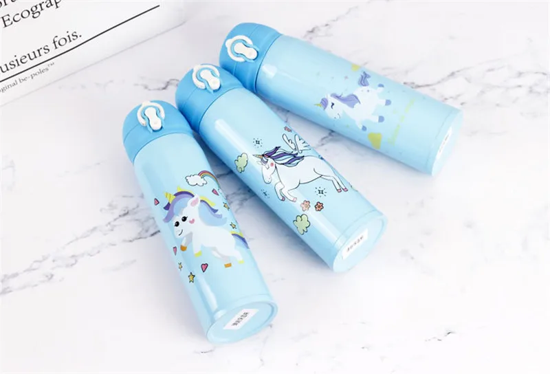 Cute Cartoon Unicorn Vacuum Flasks Thermos Stainless Steel Thermocup Travel Thermal Bottle Coffee Cup Insulated Water Bottles7