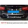 STAINLESS REAR DOOR TRUNK BOOT TRIM EXTERIOR MOLDING STICKERS FOR AUDI A6 C7 (sedans) 2012-2015 ACCESSORIES CAR-STYLING 3