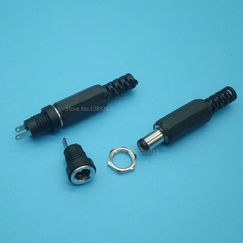 

20x DC022B DC Power Supply Jack Socket Female Panel Mount Connector 5.5*2.1mm 2P