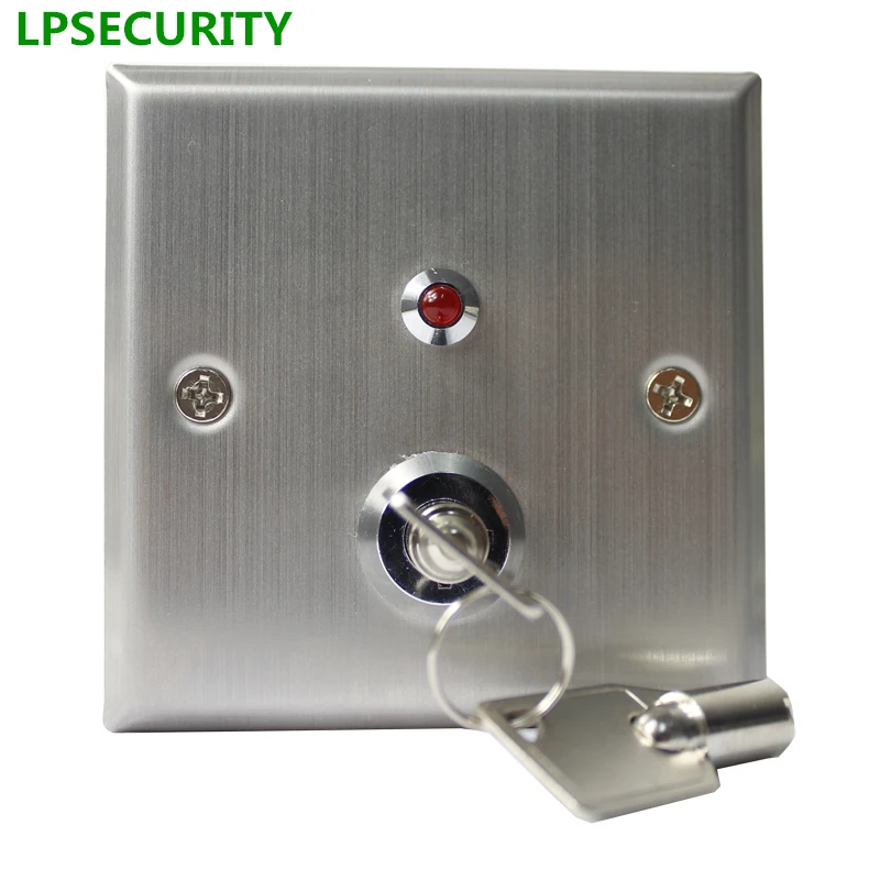 Кнопка аварийного выхода LPSECURITY из нержавеющей стали кнопочный переключатель