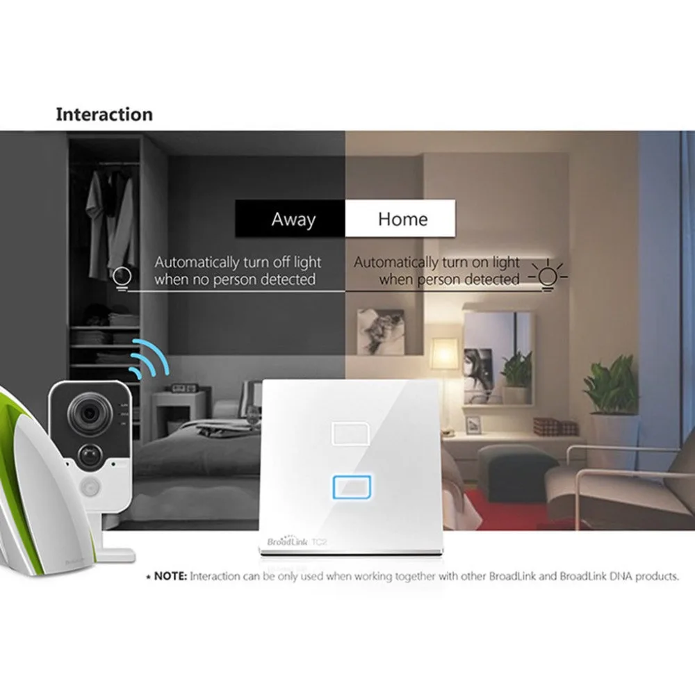 Broadlink TC2 переключатель Wi-Fi Великобритании ЕС светильник настенный выключатель сенсорный переключатель Панель 1/2/3 с RM PRO ИК+ РЧ пульт дистанционного управления Управление для Alexa Google Home IFTTT