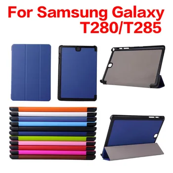 

Case For Samsung Galaxy Tab A a6 7.0" T280 T285 SM-T280 SM-T285 Smart Cover Case Tablet Flip Stand Protective Shell Auto Wake Up