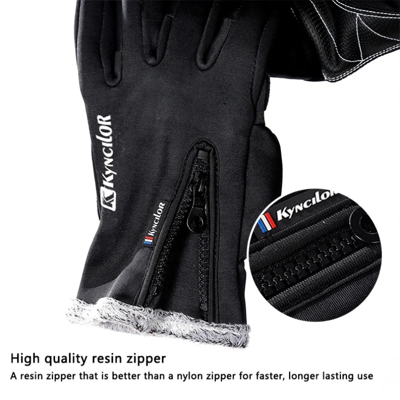 Водонепроницаемые теплые мужские и женские лыжные перчатки ветрозащитные тепловые перчатки с сенсорным экраном для спорта на открытом воздухе, велоспорта, сноуборда