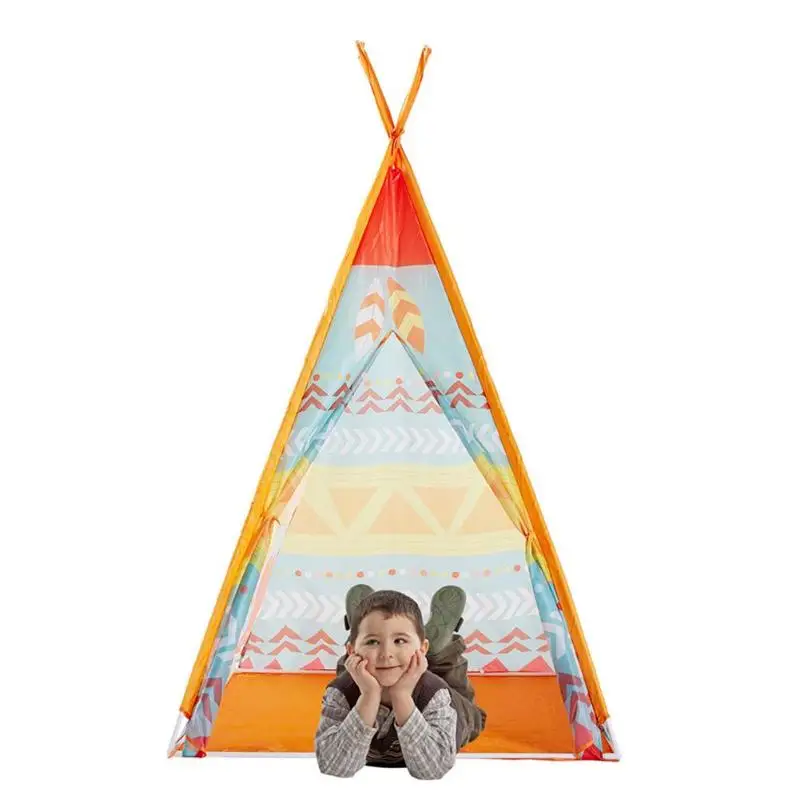 

Kid Tent House Portable Children Tent Playhouse 165*100cm Present Princess Castle Children Teepee Play Tent Birthday Xmas Gift