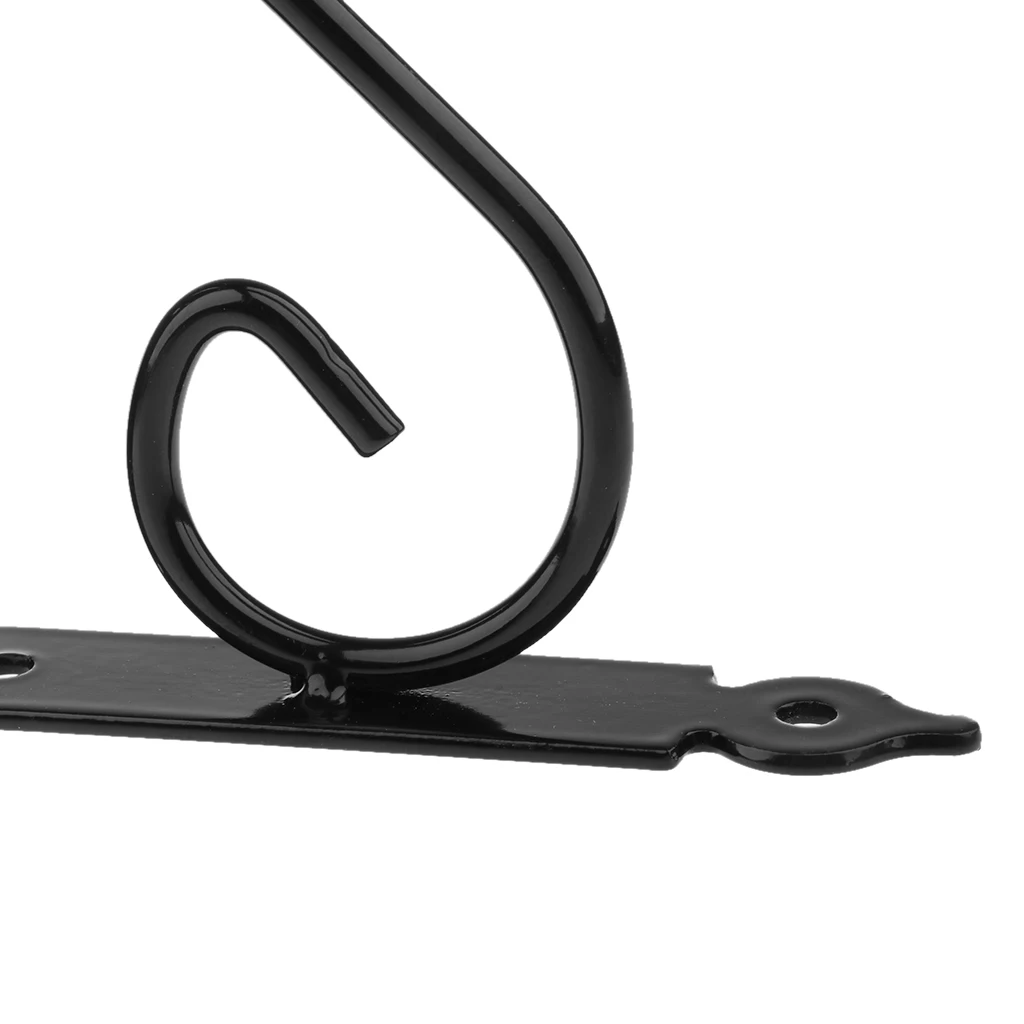 Baoblaze 2pcs Wall Shelf Bracket Metal Heavy Duty Supporter L Shaped Wall Hanging Shelves