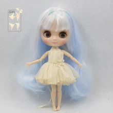 Ледяной обнаженный завод Middie Blyth кукла Серия № 136/6005 детские голубые микс белые волосы прозрачное лицо Neo BJD