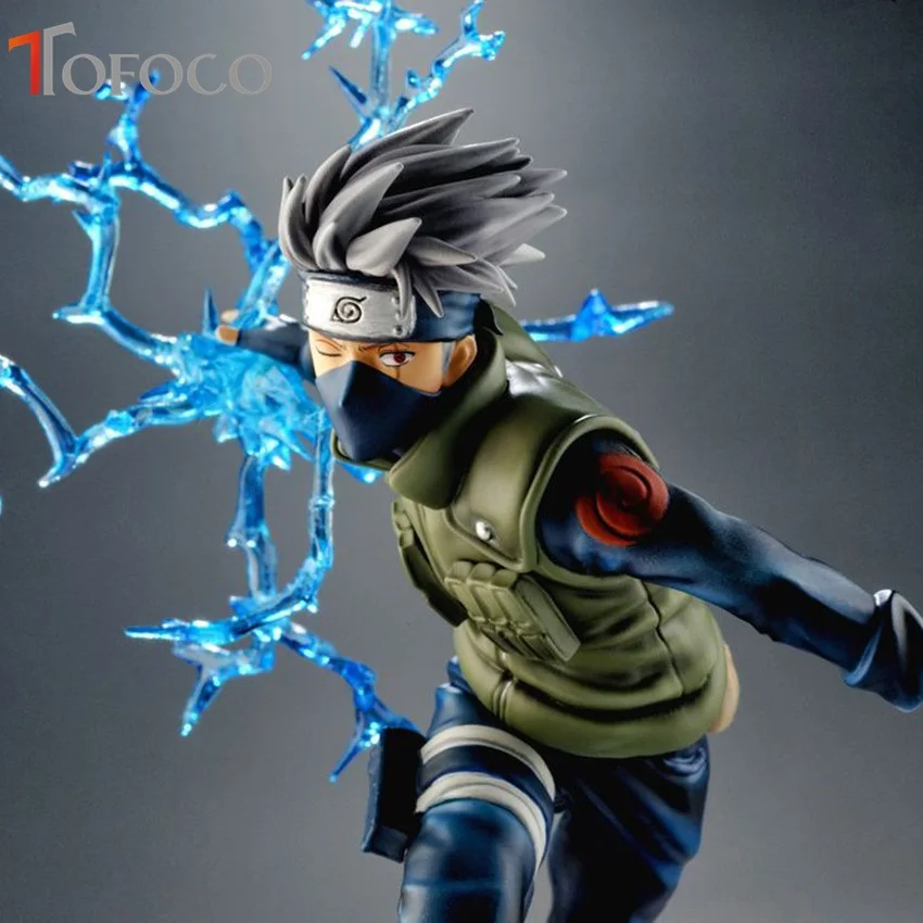 

TOFOCO Cool Naruto Sasuke Kakashi Action Figure Toy Anime puppets Figure PVC Toys Rachel Figure Model Decoration Accessories