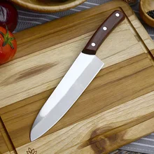 

Free Shipping YAMY&CK 5Cr15Mov Western Style Kitchen Slicing Sushi Beef Sashimi Salmon Knife Multi-use Cooking Cutting Knives