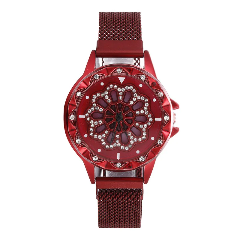 

The new fashion watch female money magnet buckle fortunes turning watch watch female students
