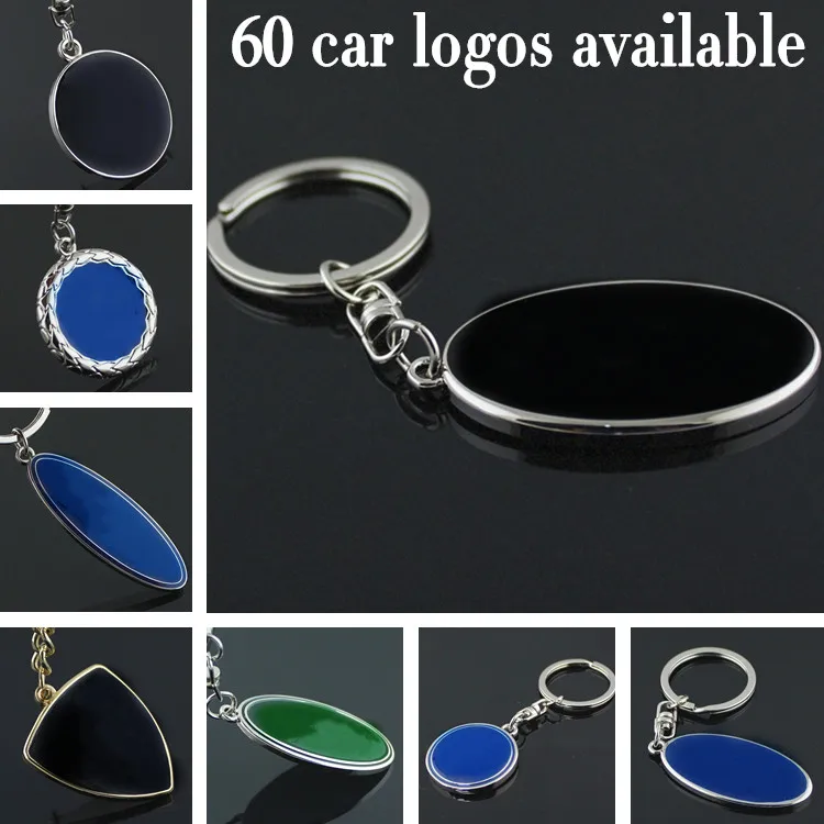 

Car Logo 3D Metal Emblem Badge Keyring Keyfob Keychain For Auto Styling Vehicle Key Chain Ring Fob Pendant Gift CNYOWO