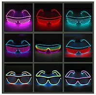 12V 23A светодиодный лазерные защитные очки для ночного клуба исполнителей светодиодные очки для танцев; Светящиеся LED маска рейв очки