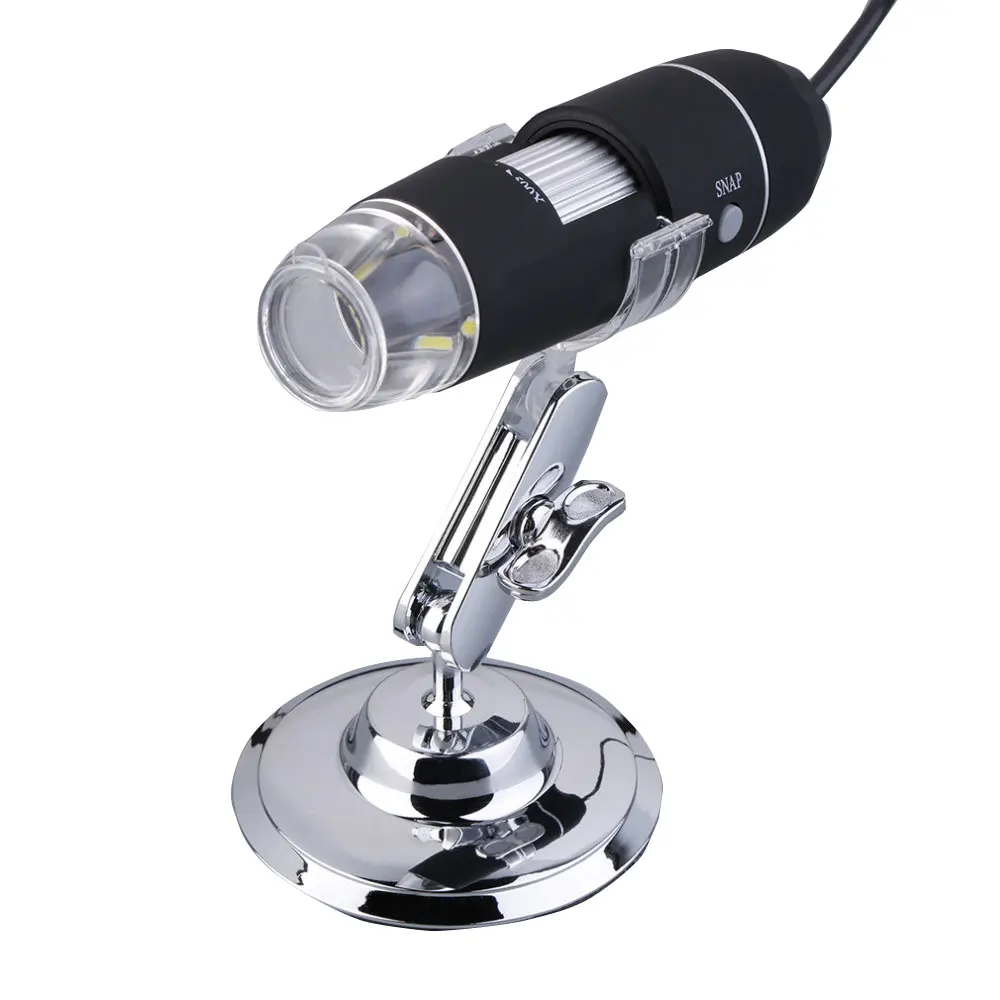 8LED 500X цифровой микроскоп USB Ручной Microscopio камера Лупа электронный стерео эндоскоп в режиме реального времени видео с кронштейном