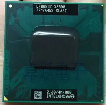 Intel ноутбук cpu X7800 2,60/4 M/800 поцарапанные части