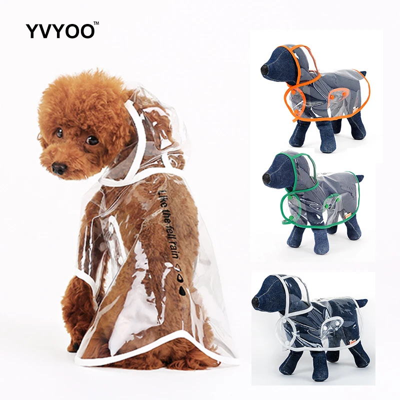 Yvyoo S Xl Impermeable Transparent Pour Animaux De Compagnie Chien Impermeable Chat Chiot Vetements De Plein Air Pour Petits Chiens Couverture De Pluie Veste G09 Aliexpress